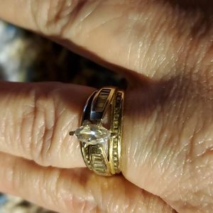 14k gold wedding ring size 7 1/2
